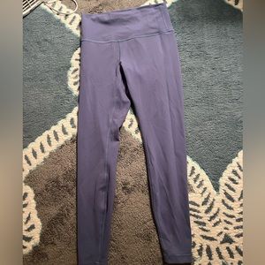 Lululemon wunder train “water drop blue” leggings. Size 10, 28 inch. Worn once.